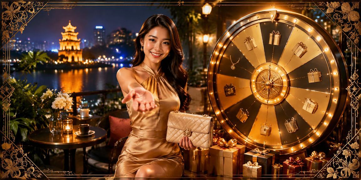 Quang cảnh chơi Roulette tại quán cà phê Hà Nội về đêm