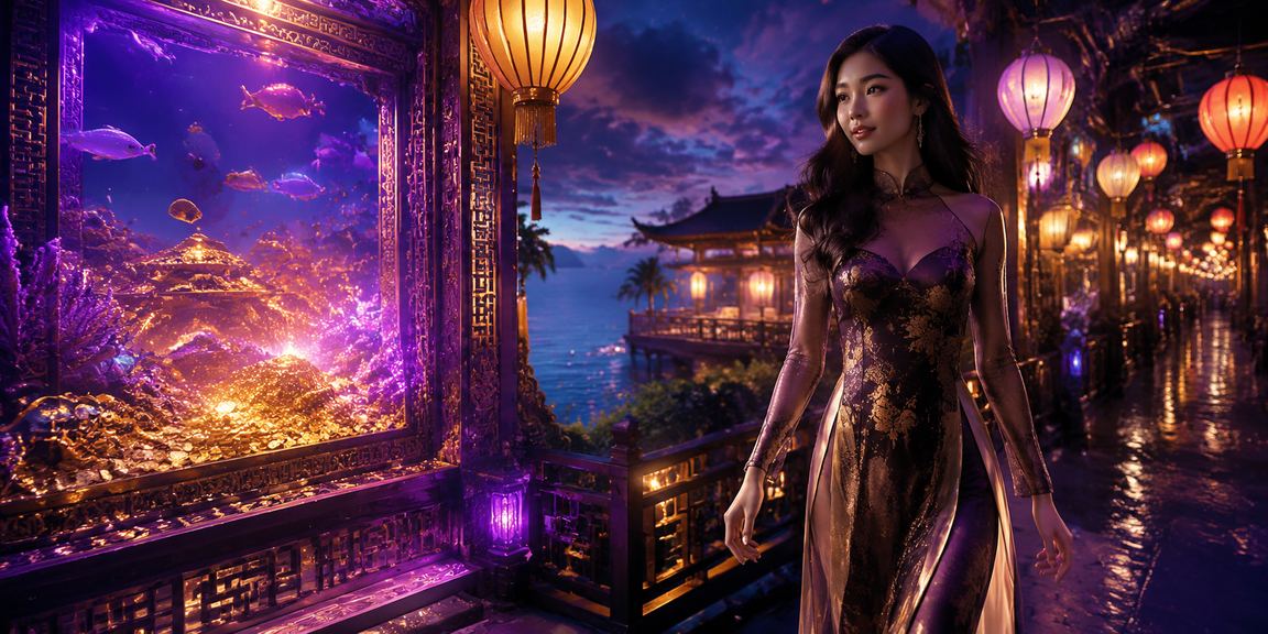 Không khí sôi động chợ đêm Phú Quốc – nơi người dùng kiểm tra ưu đãi VIP bonus trên điện thoại